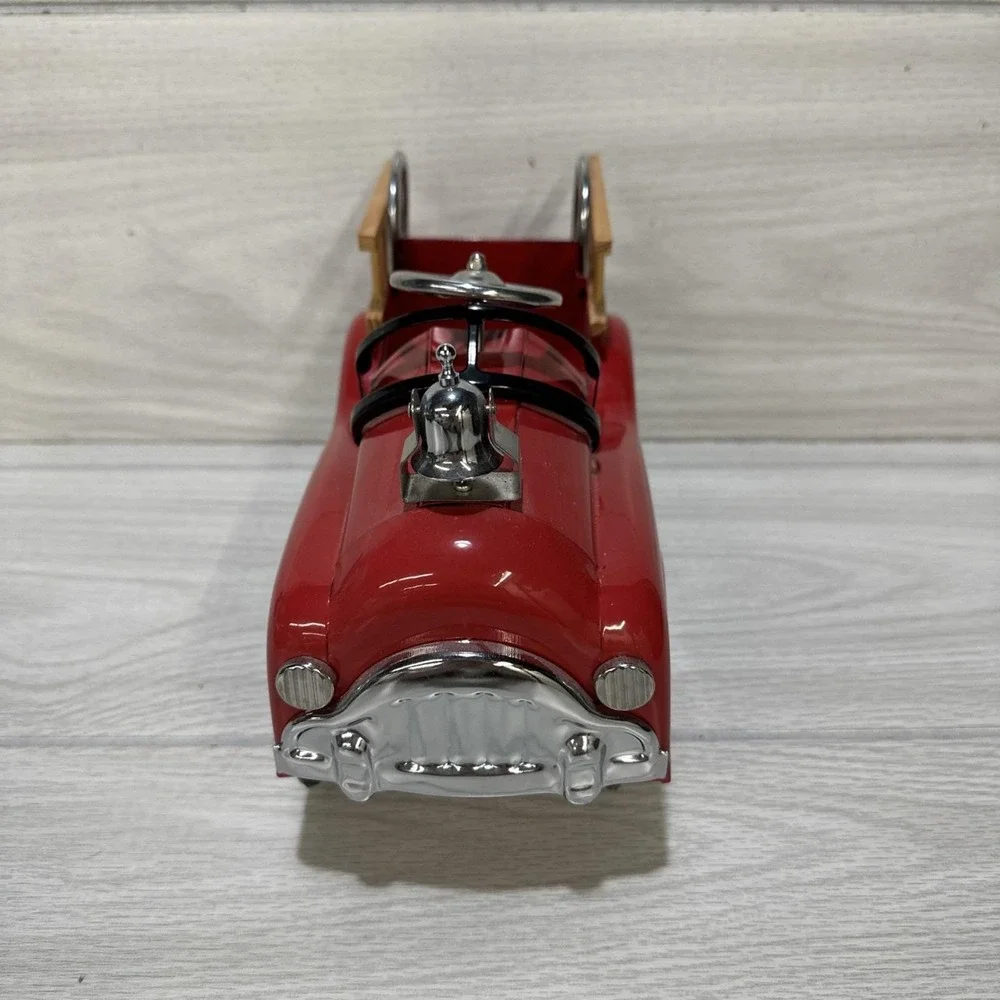 TELEFORA Vintage The Chief Fire Department Metal Toy Truck Planter 10x6x5